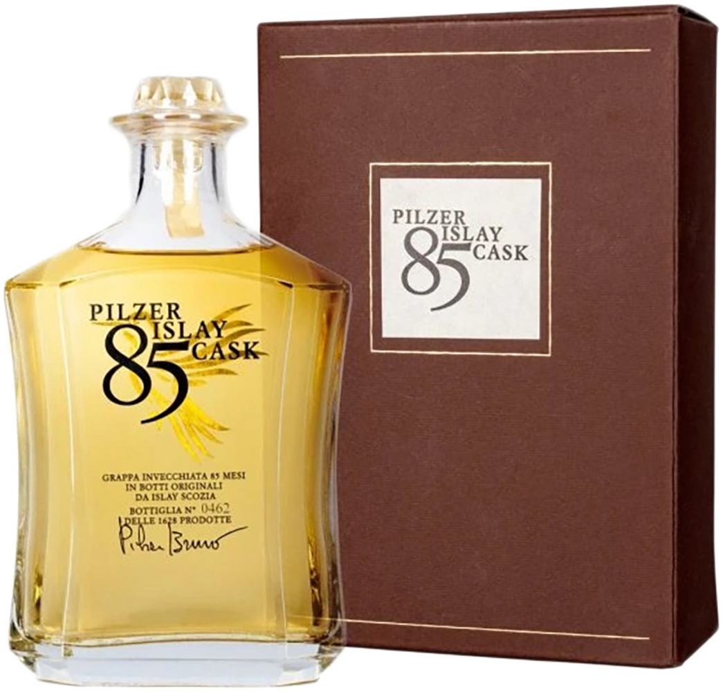 Bruno Pilzer Grappa Bruno Pilzer 85 Pilzer Islay Cask 0,7l 43% + dárkové balení