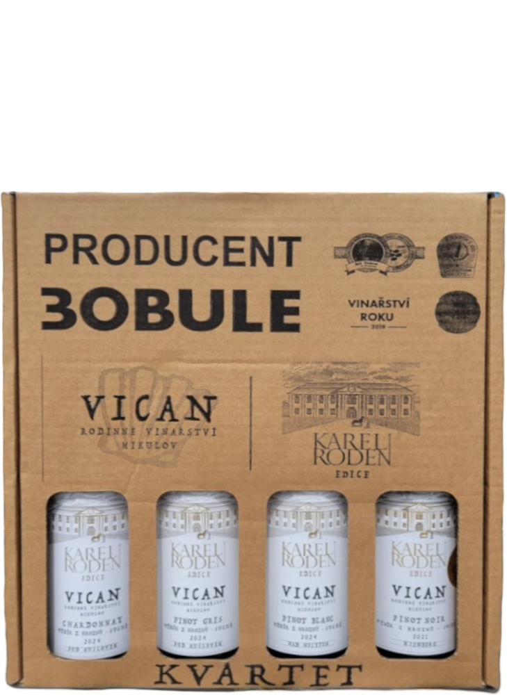 Vinařství Vican Set Vican Kvartet Rodenův výběr burgund