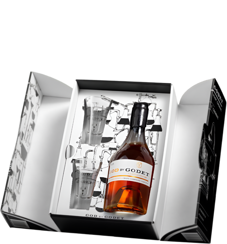 Godet God By Godet 0,35 l 70,6% se skleničkami + Dárkové Balení