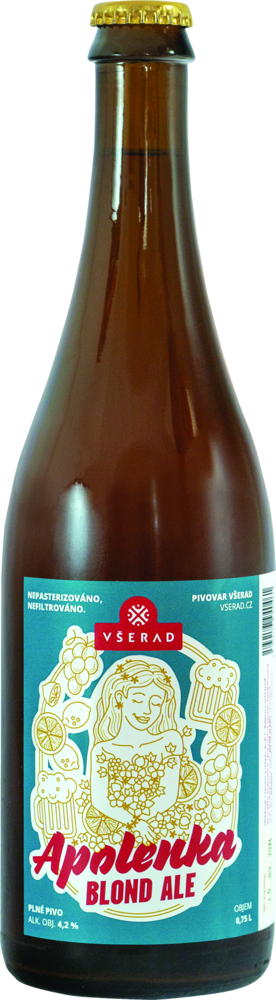 Pivovar Všerad Pivo Pivovar Všerad Apolenka 11% 0,75l Sklo