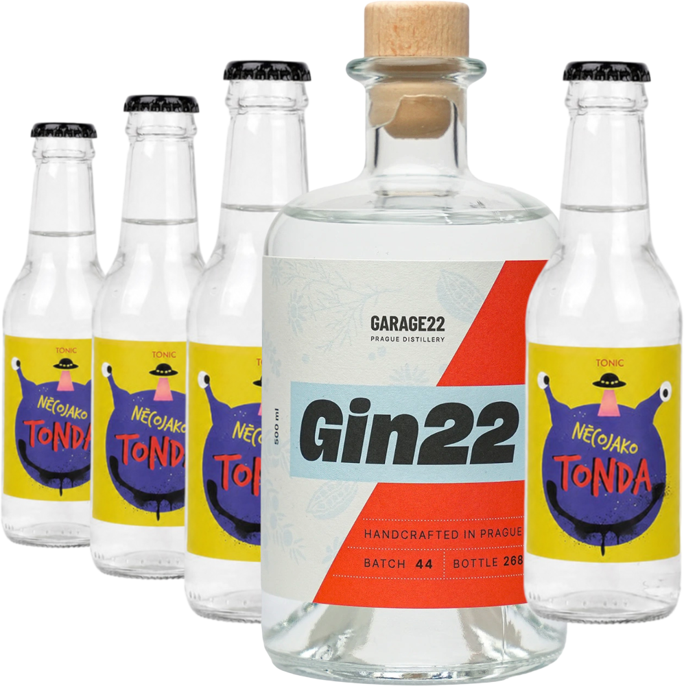 Garage22 Set Gin22 + 4x Tonic Něco jako Tonda