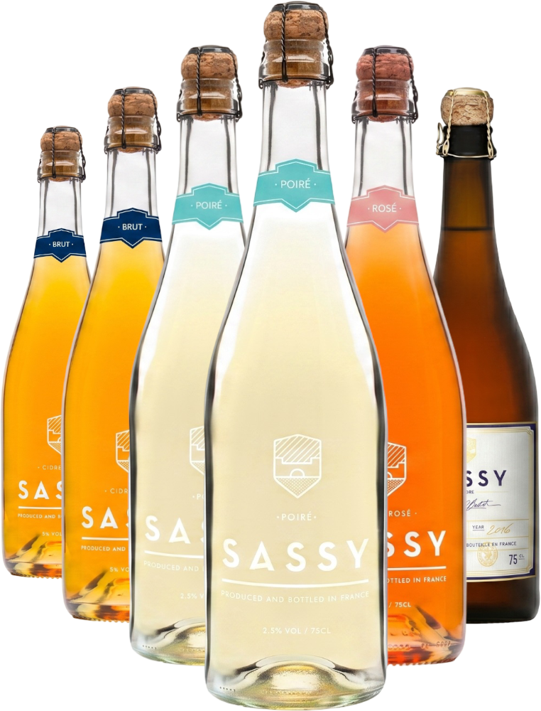 různí Set Prémiových normanských ciderů SASSY 4+2, foto produktu
