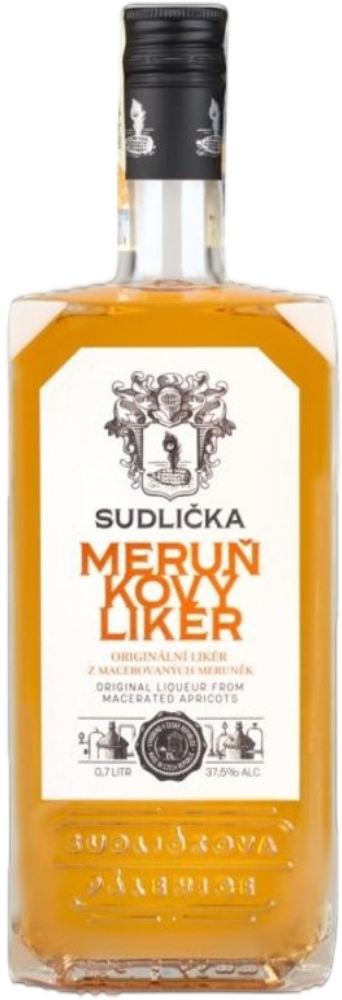 Sudlička Meruňkový likér Sudlička 0,7l 37,5%
