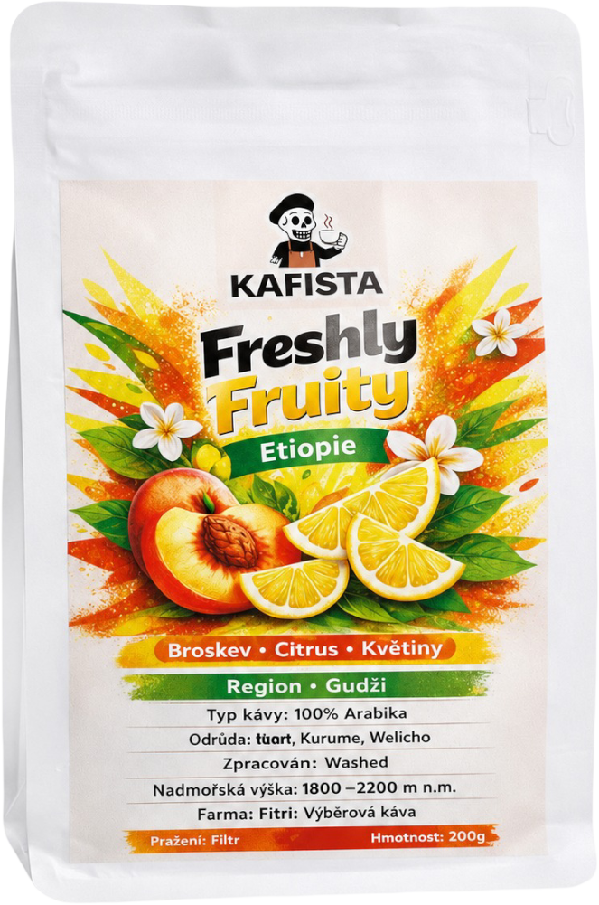 Kafista Káva Kafista Freshly Fruity 200g