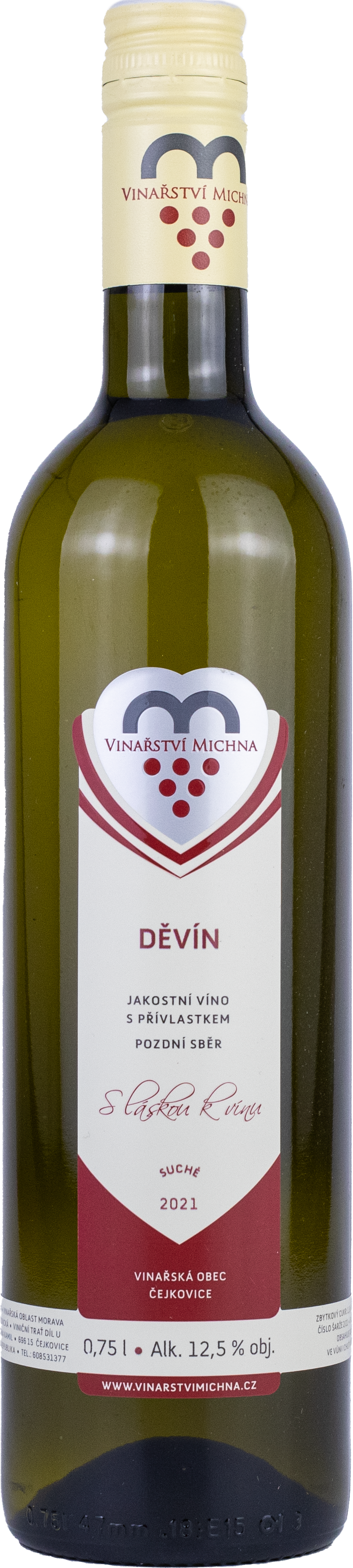 Vinařství Michna Michna Děvín Pozdní sběr 2021