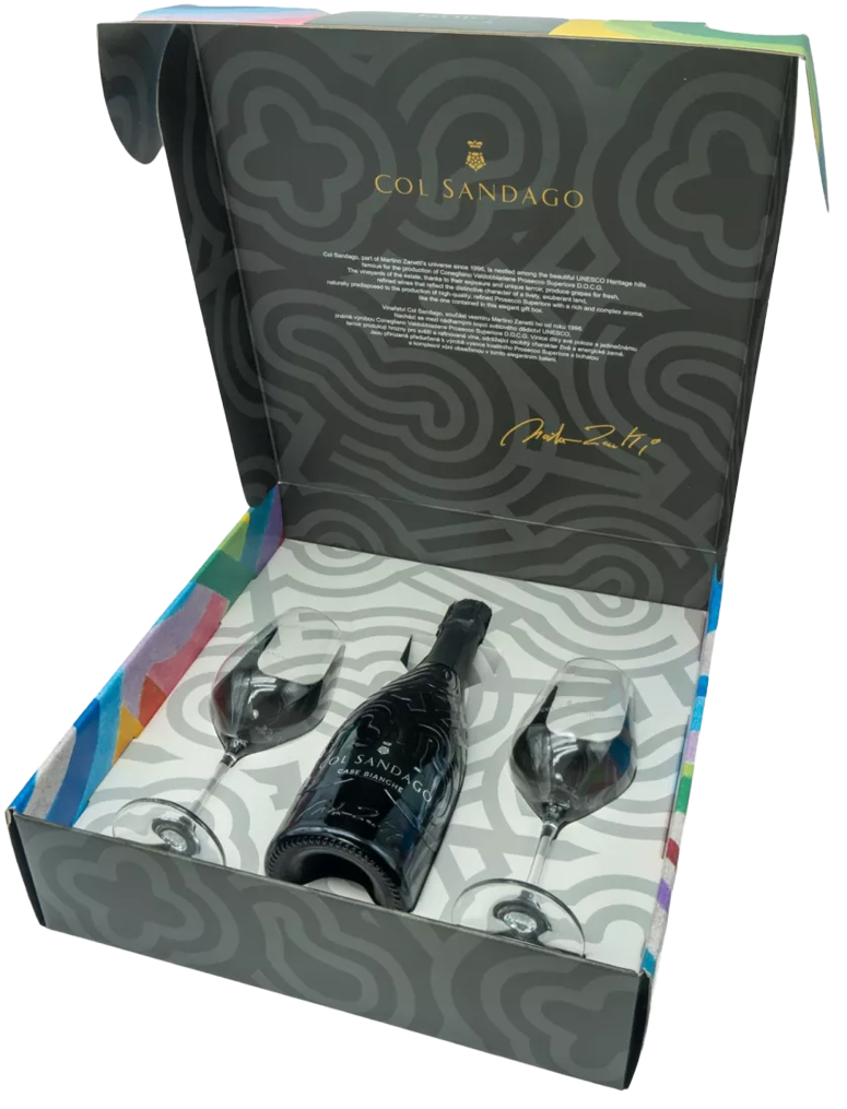 Col Sandago Col Sandago Case Bianche Prosecco DOCG Extra Dry Superiore + Dárkové balení