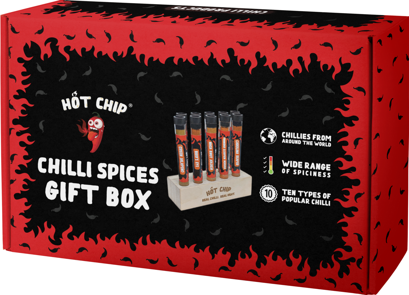 Hot-Chip Dárkové balení Hot-Chip Chilli Spice 10x10g