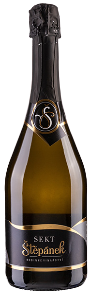 Vinařství Štěpánek Štěpánek Sekt Ryzlink rýnský + Ryzlink vlašský 2021 brut nature