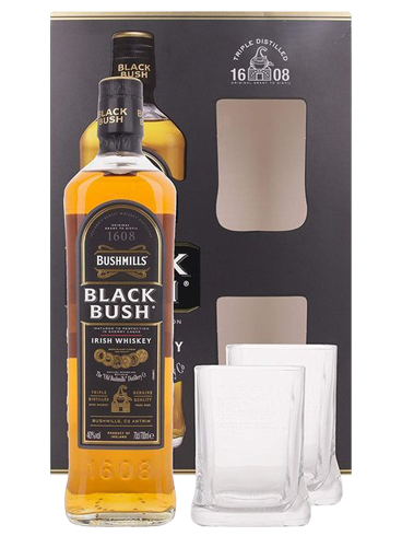 Bushmills Whisky Bushmills Black Bush 0,7l 40% + 2 skleničky