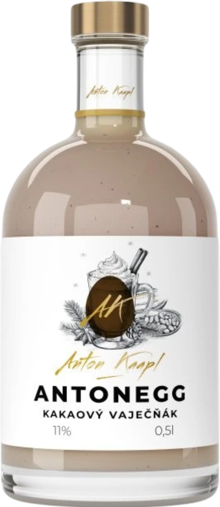 Anton Kaapl Vaječný likér Anton Kaapl ANTONEGG kakaový 0,5l 11%